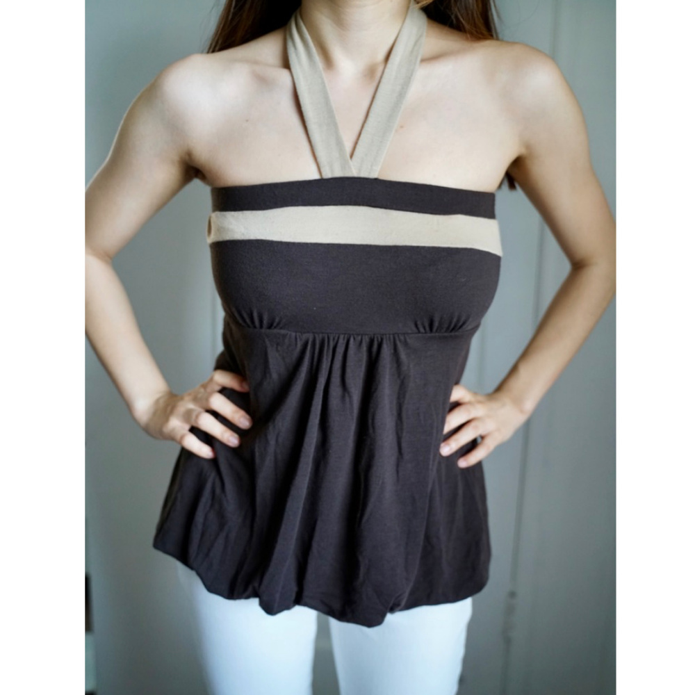 Brown Halter Top